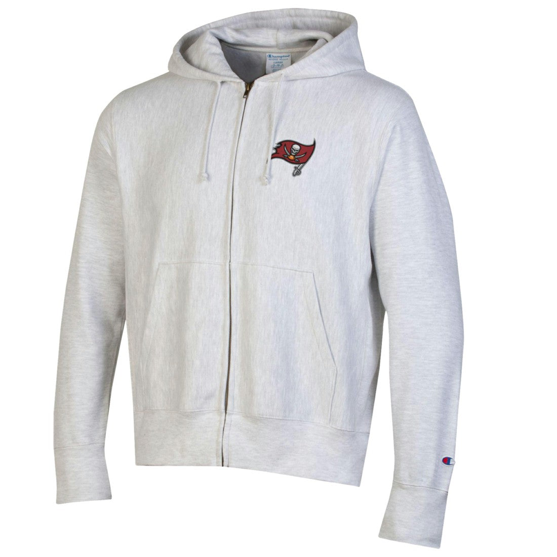 Tampa Bay Buccaneers Champion Reverse Weave Full-Zip Hoodie - Gray outlet