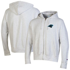 Carolina Panthers Champion Reverse Weave Full-Zip Hoodie - Gray on sale