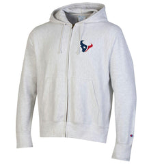 Houston Texans Champion Reverse Weave Full-Zip Hoodie - Gray on sale