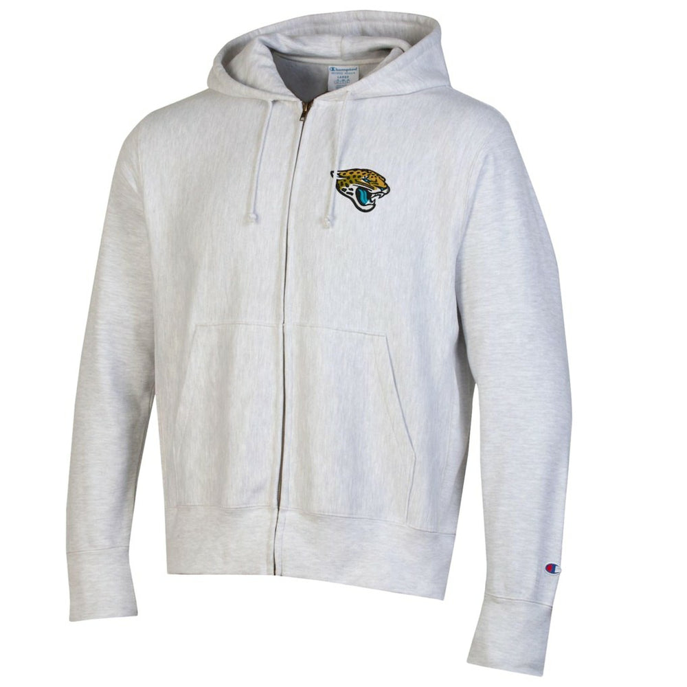 Jacksonville Jaguars Champion Reverse Weave Full-Zip Hoodie - Gray sale