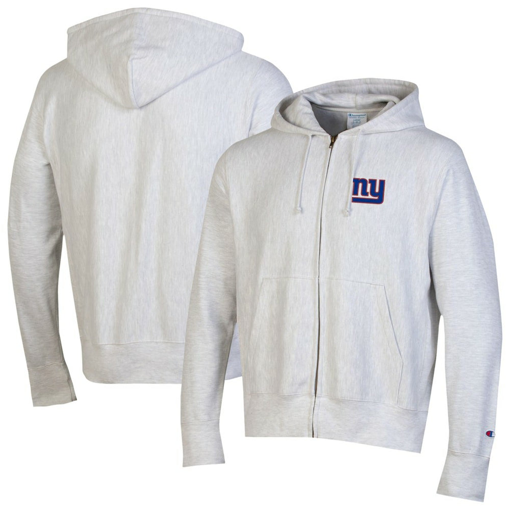 New York Giants Champion Reverse Weave Full-Zip Hoodie - Gray on sale