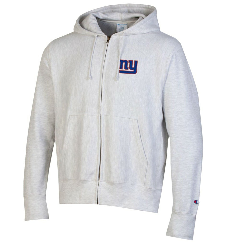 New York Giants Champion Reverse Weave Full-Zip Hoodie - Gray on sale