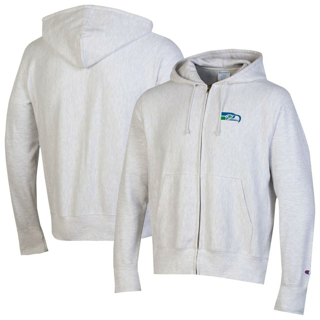 Seattle Seahawks Champion Reverse Weave Full-Zip Hoodie - Gray on sale