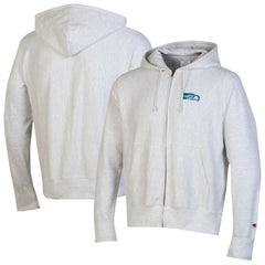 Seattle Seahawks Champion Reverse Weave Full-Zip Hoodie - Gray on sale