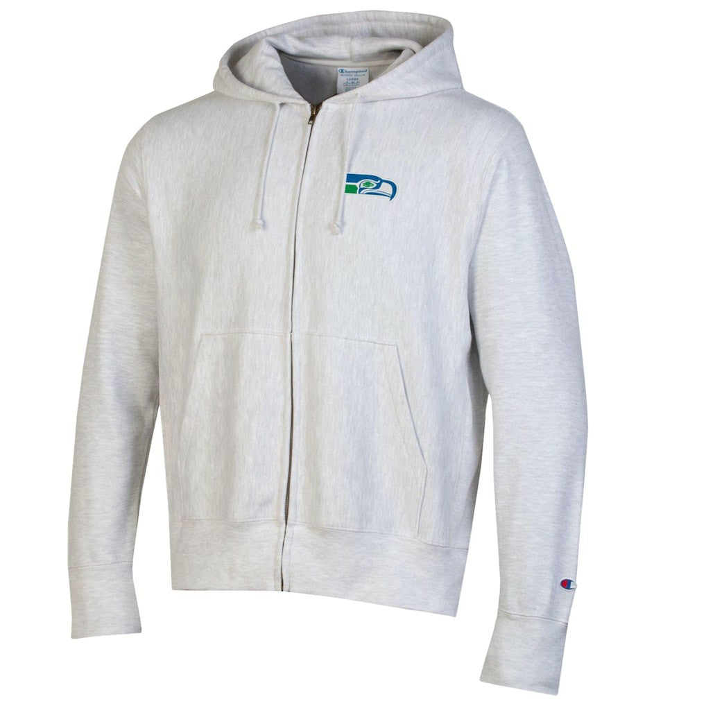 Seattle Seahawks Champion Reverse Weave Full-Zip Hoodie - Gray on sale