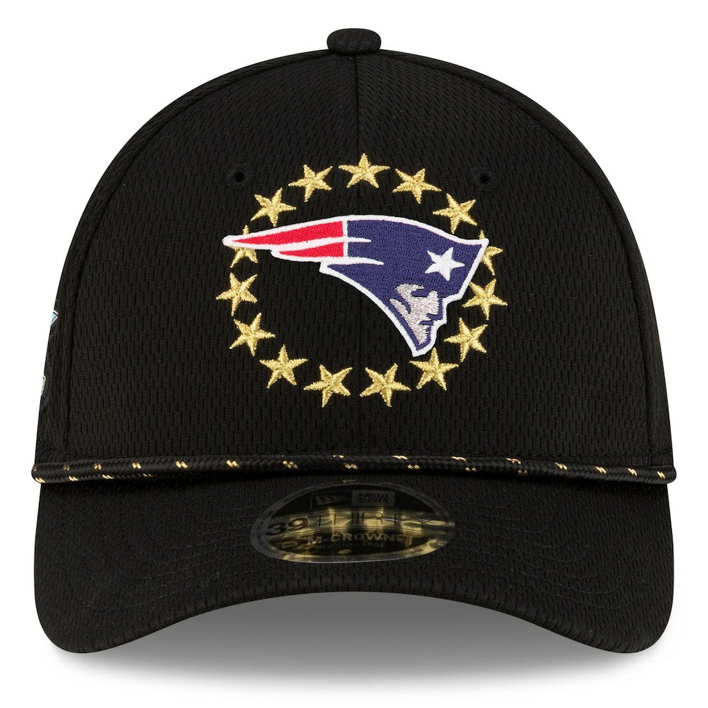 New England Patriots New Era Super Bowl LX 39THIRTY M-Crown Rope Flex Hat - Black on sale