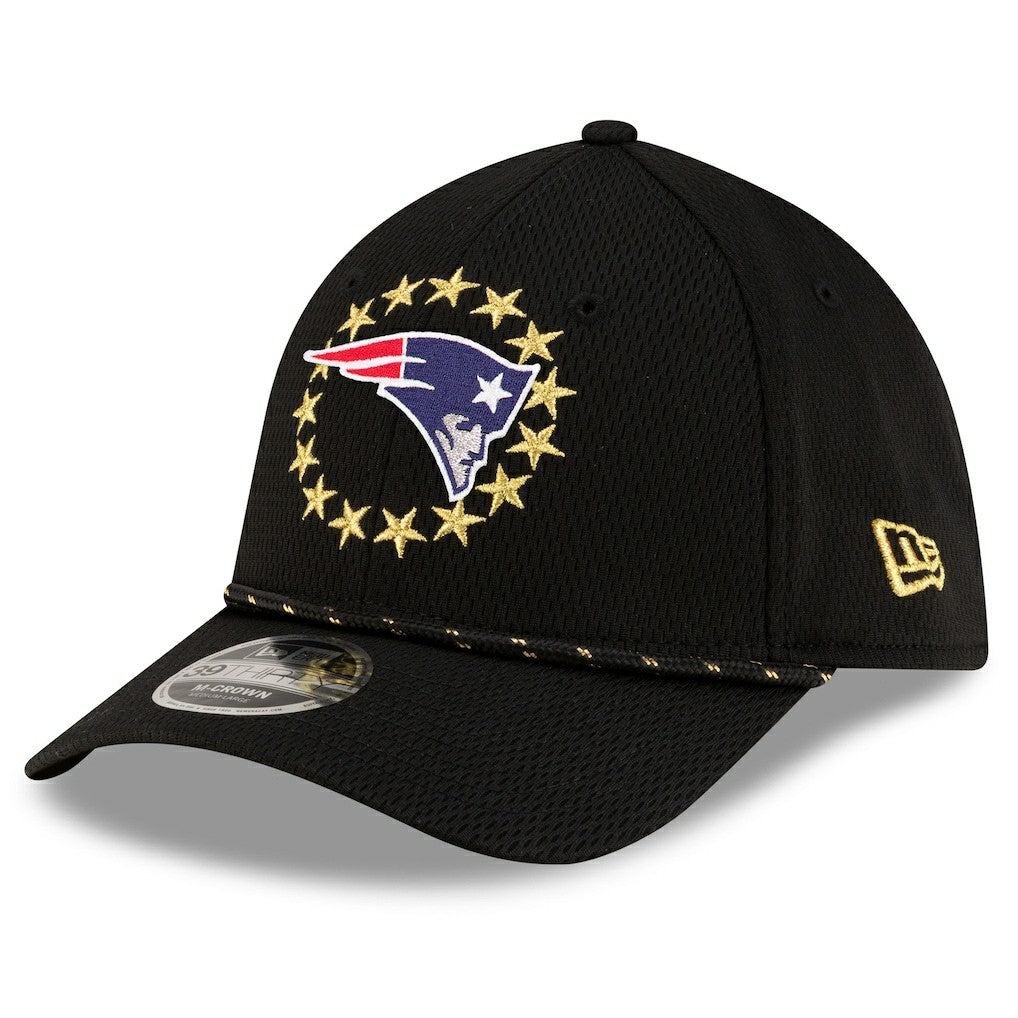 New England Patriots New Era Super Bowl LX 39THIRTY M-Crown Rope Flex Hat - Black on sale