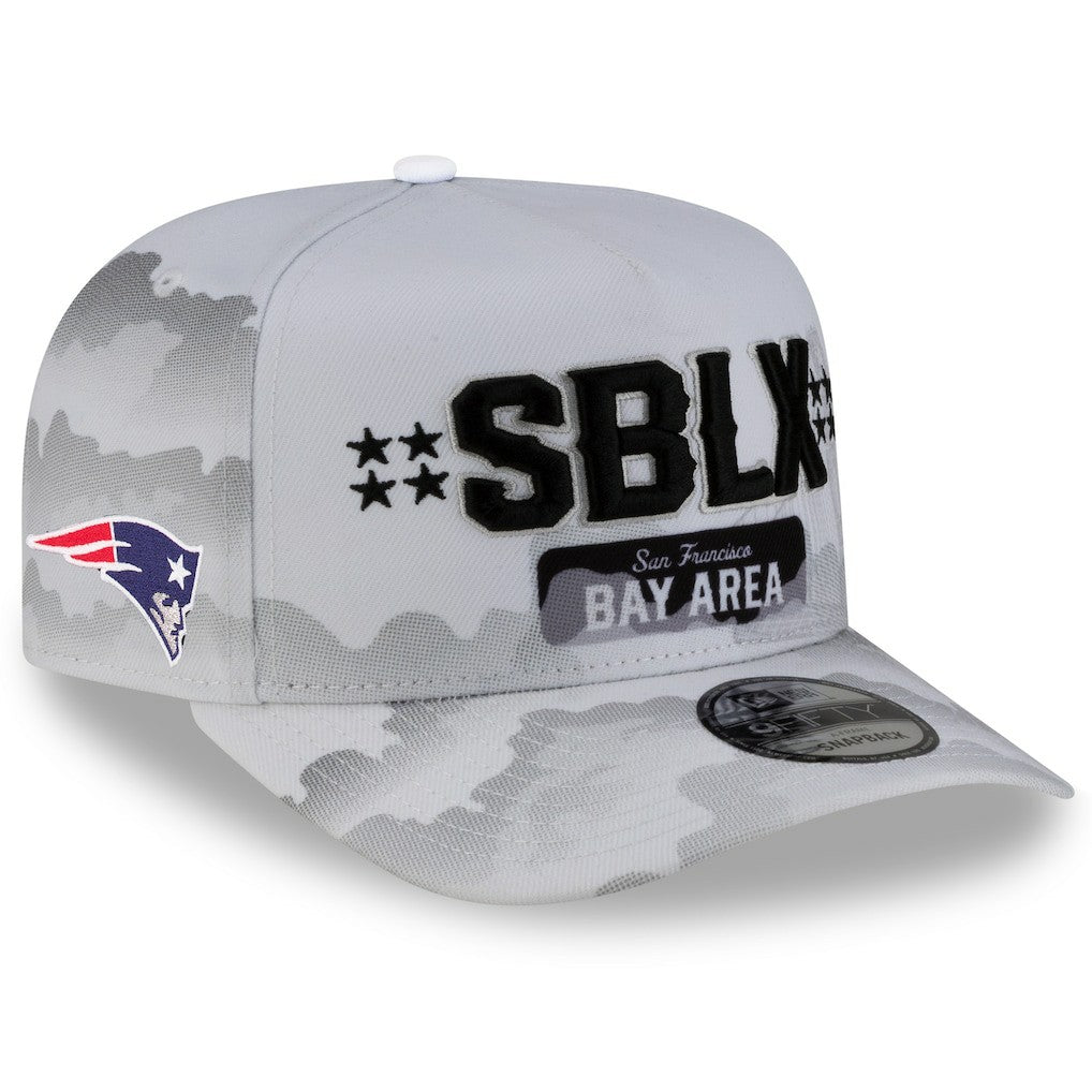 New England Patriots New Era Super Bowl LX Tarmac 9FIFTY Snapback Hat - White cheap