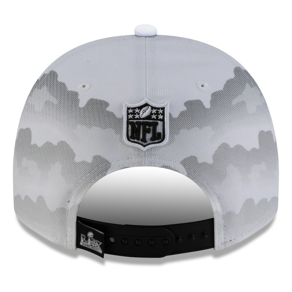 New England Patriots New Era Super Bowl LX Tarmac 9FIFTY Snapback Hat - White cheap