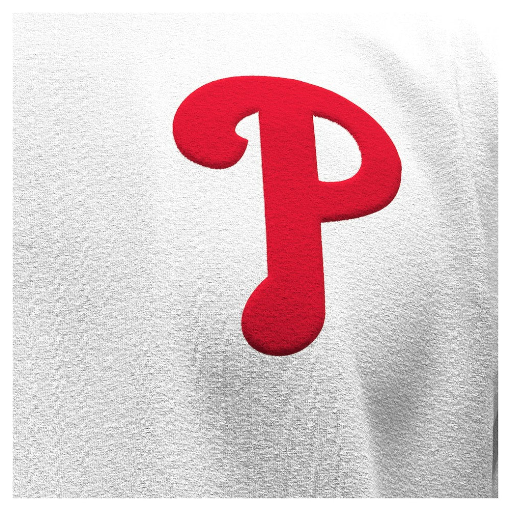 Philadelphia Phillies Women's Baseball Stitch Spirit Jersey Long Sleeve T-Shirt White