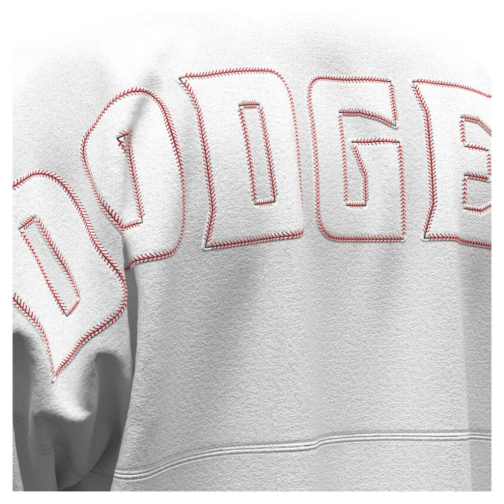 Los Angeles Dodgers Women's Baseball Stitch Spirit Jersey Long Sleeve T-Shirt White