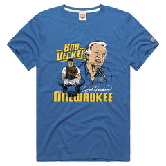Milwaukee Brewers Homage Tri-Blend Hyperlocal T-Shirt Royal