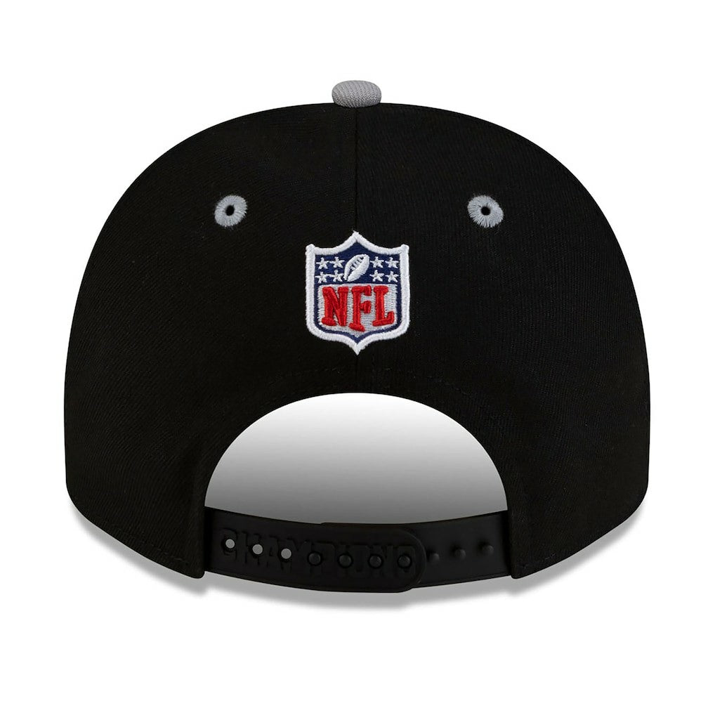 New England Patriots New Era 2025 AFC Champions Locker Room Trophy Collection A-Frame 9FIFTY Snapback Hat - Black sale