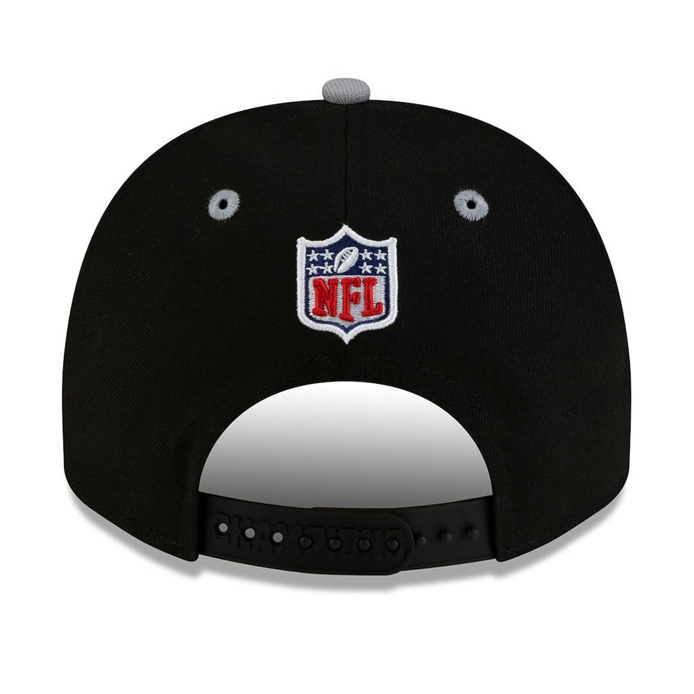 New England Patriots New Era 2025 AFC Champions Locker Room Trophy Collection A-Frame 9FIFTY Snapback Hat - Black sale