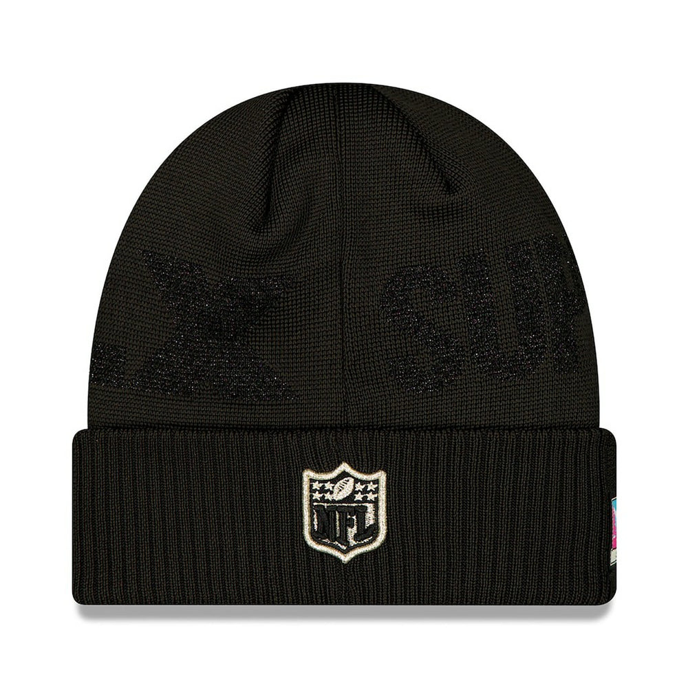 New England Patriots New Era Super Bowl LX Opening Night Cuffed Knit Hat - Black sale