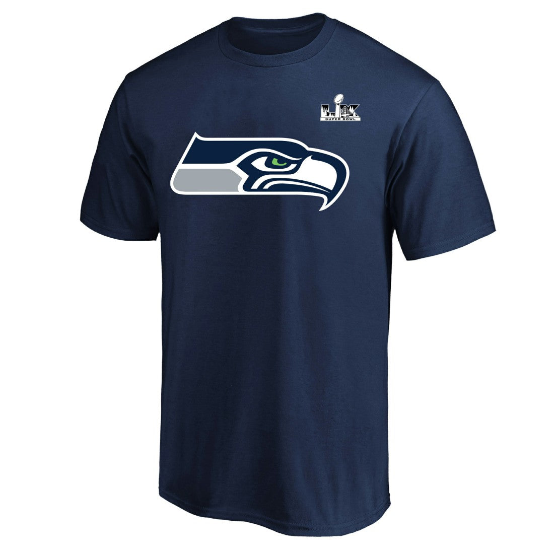 Jaxon Smith-Njigba Seattle Seahawks Super Bowl LX Patch Big & Tall Name & Number T-Shirt - College Navy discount
