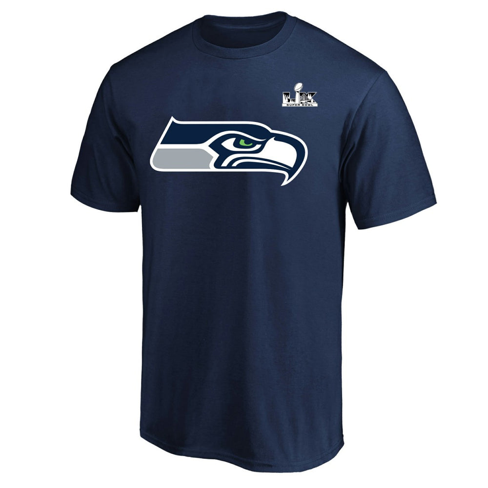 Jaxon Smith-Njigba Seattle Seahawks Super Bowl LX Patch Big & Tall Name & Number T-Shirt - College Navy discount
