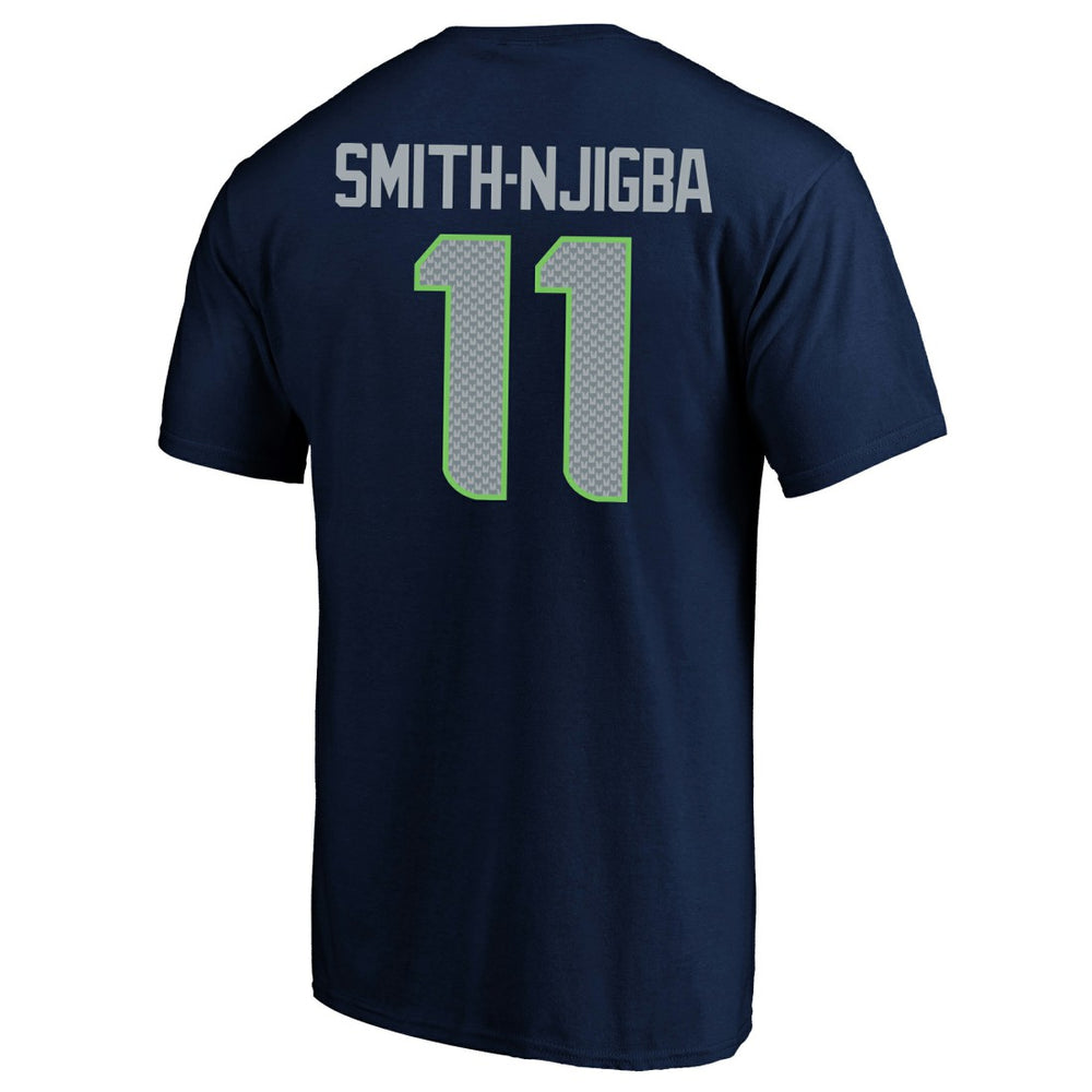 Jaxon Smith-Njigba Seattle Seahawks Super Bowl LX Patch Big & Tall Name & Number T-Shirt - College Navy discount