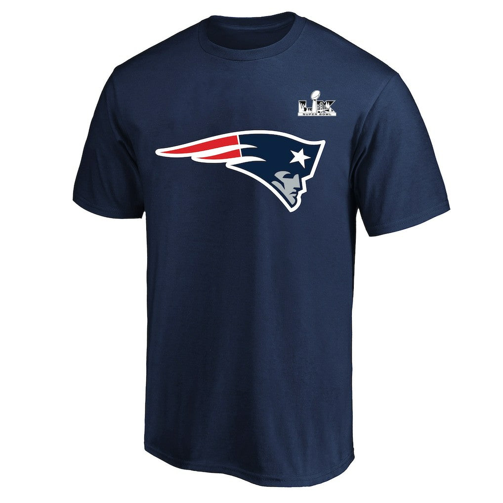 Drake Maye New England Patriots Super Bowl LX Patch Big & Tall Name & Number T-Shirt - Navy for sale
