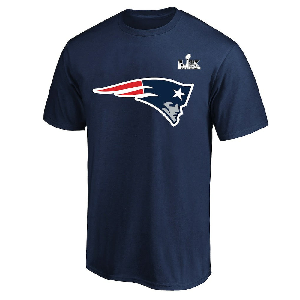 Drake Maye New England Patriots Super Bowl LX Patch Big & Tall Name & Number T-Shirt - Navy for sale