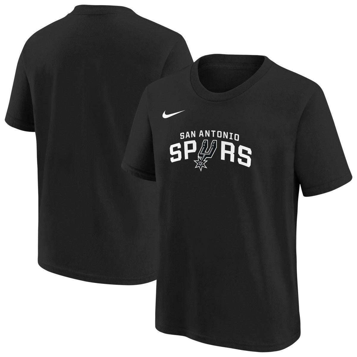 San Antonio Spurs Youth Team Essential Logo T-Shirt - Black for sale