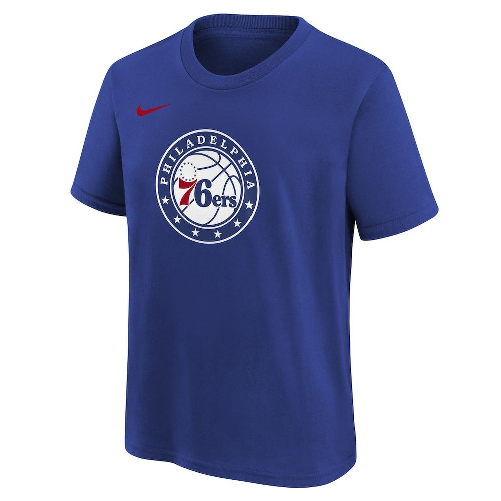 Philadelphia 76ers Youth Team Essential Logo T-Shirt - Royal for sale