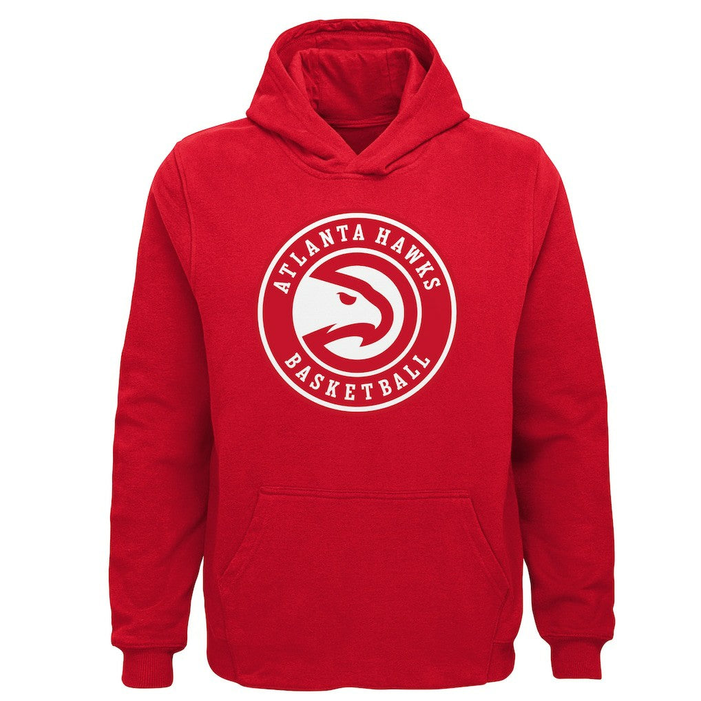 Atlanta Hawks Outerstuff Youth Primary Logo Pullover Hoodie - Red cheap