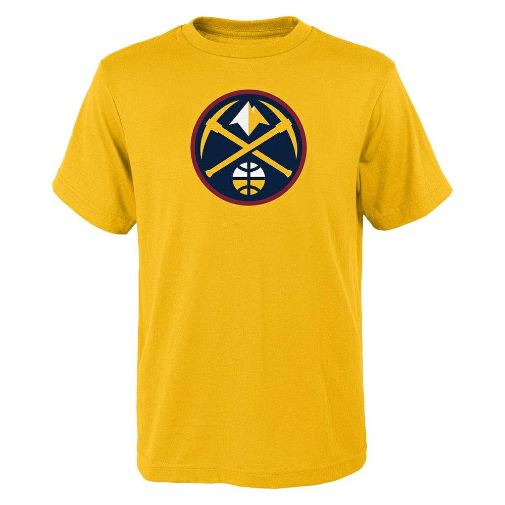 Denver Nuggets Outerstuff Youth Primary Logo T-Shirt sale - Yellow cheap
