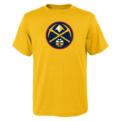 Denver Nuggets Outerstuff Youth Primary Logo T-Shirt sale - Yellow cheap