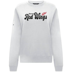 Detroit Red Wings Levelwear Women's Yvette Big Script Tri-Blend Sweatshirt - White Sweatshirts