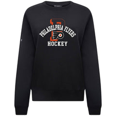 Philadelphia Flyers Levelwear Women's Yvette Limelight Big Letter Sweatshirt - Black Sweatshirts