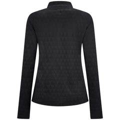 Los Angeles Kings Levelwear Women's Spike Raglan Quarter-Zip Top - Black Tops