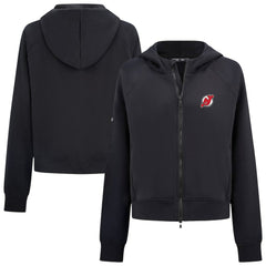 New Jersey Devils Levelwear Women's Judd Raglan Full-Zip Hoodie - Black Jerseys