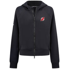 New Jersey Devils Levelwear Women's Judd Raglan Full-Zip Hoodie - Black Jerseys