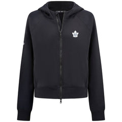 Toronto Maple Leafs Levelwear Women's Judd Raglan Full-Zip Hoodie - Black Hoodies