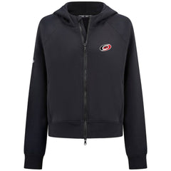Carolina Hurricanes Levelwear Women's Judd Raglan Full-Zip Hoodie - Black Hoodies