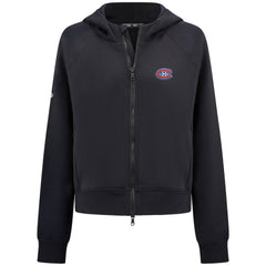 Montreal Canadiens Levelwear Women's Judd Raglan Full-Zip Hoodie - Black Hoodies