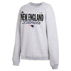New England Patriots WEAR by Erin Andrews Women's Super Bowl LX Fleece Sweatshirt - Gray on sale
