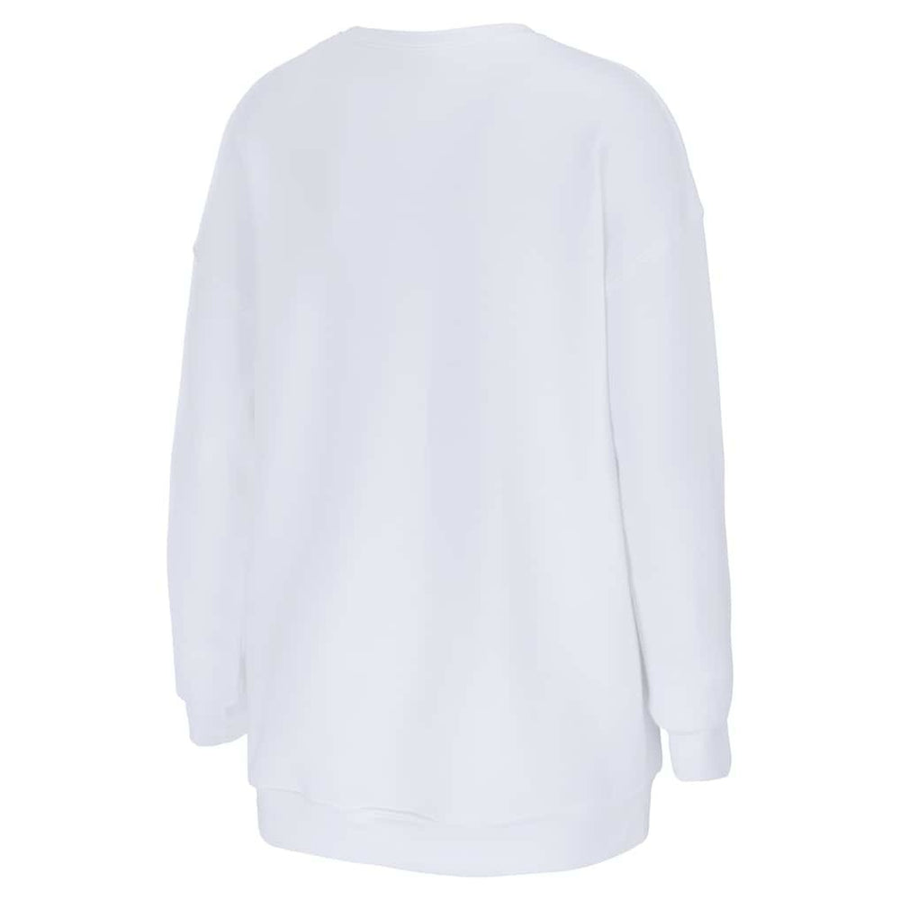 New England Patriots vs. Seattle Seahawks WEAR by Erin Andrews Women's Super Bowl LX Matchup Sweatshirt - White sale