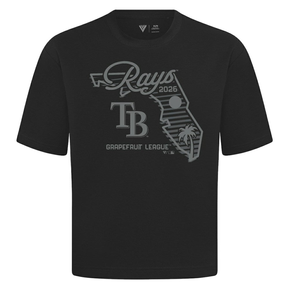 Tampa Bay Rays Levelwear Sunrise Luxe Signature Knit T-Shirt Black