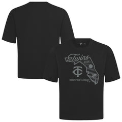Minnesota Twins Levelwear Sunrise Luxe Signature Knit T-Shirt Black
