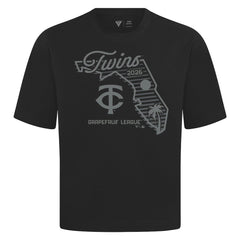 Minnesota Twins Levelwear Sunrise Luxe Signature Knit T-Shirt Black