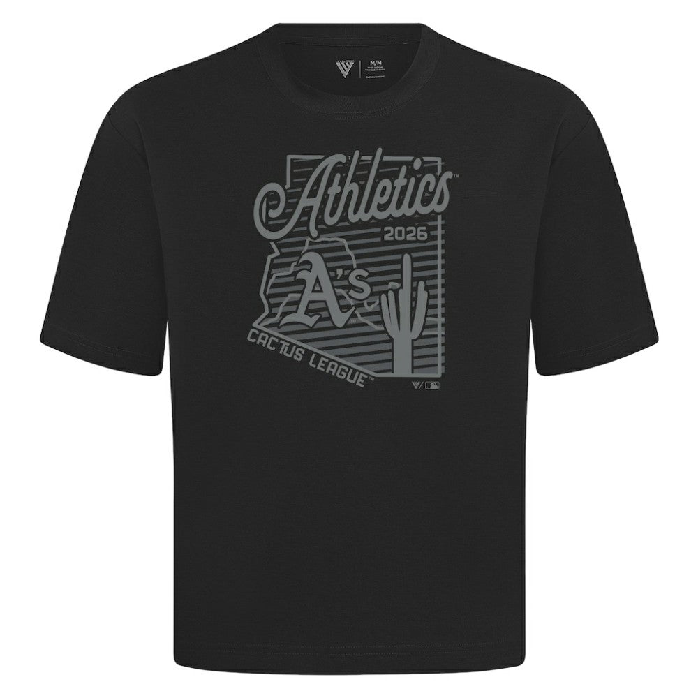 Athletics Levelwear Sunrise Luxe Signature Knit T-Shirt Black