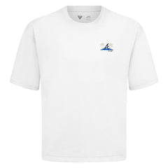 Atlanta Braves Levelwear Panoramic Luxe Signature Knit T-Shirt White