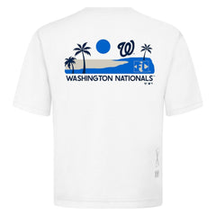 Washington Nationals Levelwear Panoramic Luxe Signature Knit T-Shirt White