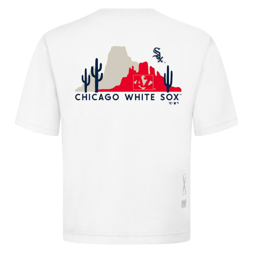 Chicago White Sox Levelwear Panoramic Luxe Signature Knit T-Shirt White