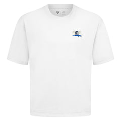 Detroit Tigers Levelwear Panoramic Luxe Signature Knit T-Shirt White