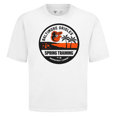 Baltimore Orioles Levelwear Spring Training Badge Luxe Signature Knit T-Shirt White