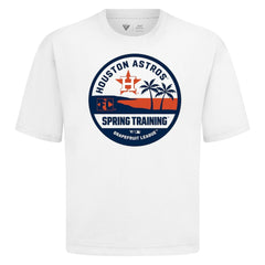 Houston Astros Levelwear Spring Training Badge Luxe Signature Knit T-Shirt White