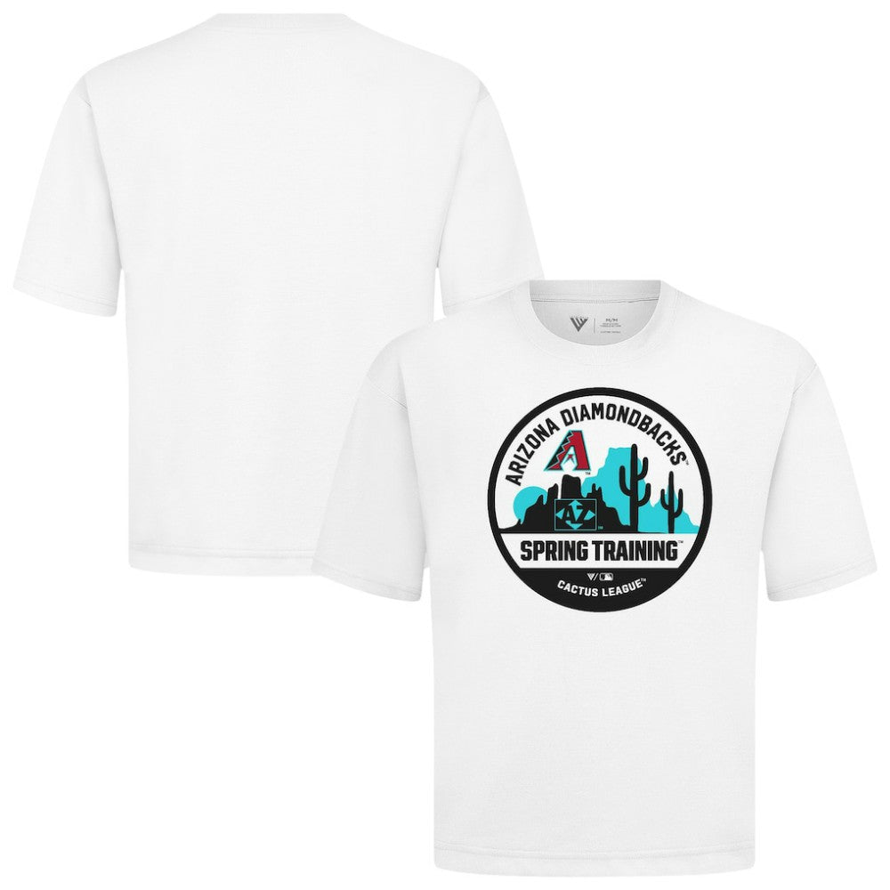 Arizona Diamondbacks Levelwear Spring Training Badge Luxe Signature Knit T-Shirt White
